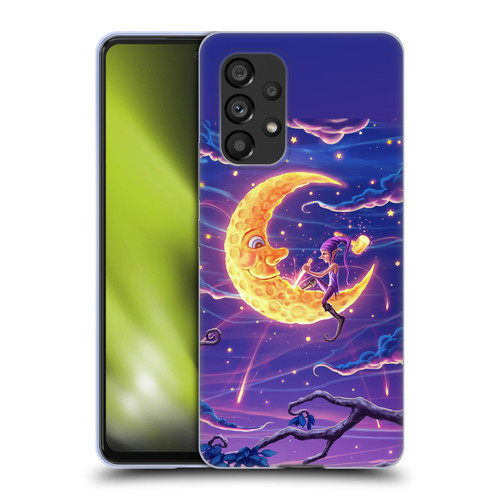 Christos Karapanos Dark Hours Carving The Crescent Soft Gel Case for Samsung Galaxy A53 5G (2022)