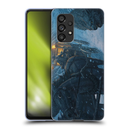 Christos Karapanos Dark Hours Otherworldly Howling Soft Gel Case for Samsung Galaxy A53 5G (2022)