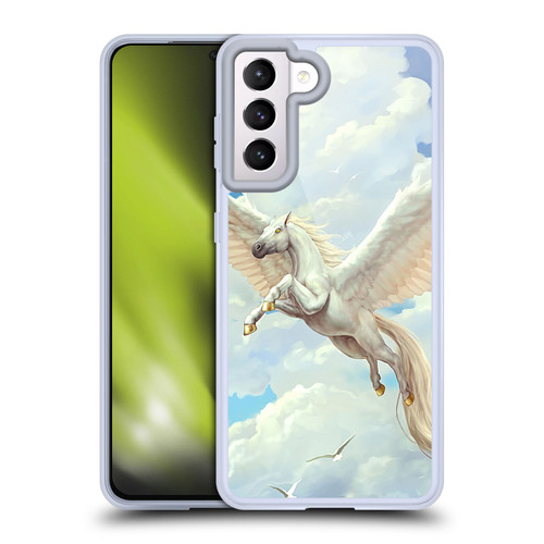 Christos Karapanos Mythical Art Pegasus Soft Gel Case for Samsung Galaxy S21 5G & MagSafe