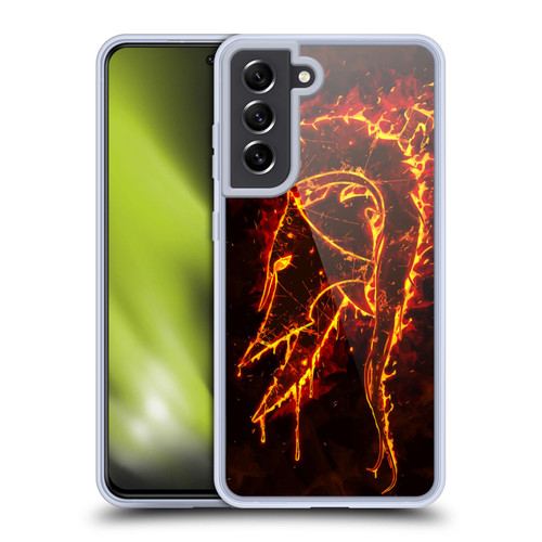 Christos Karapanos Mythical Spartan Soft Gel Case for Samsung Galaxy S21 FE 5G & MagSafe
