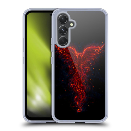 Christos Karapanos Phoenix 2 Red Soft Gel Case for Samsung Galaxy A54 5G