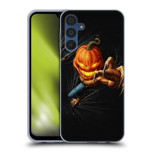 Christos Karapanos Horror 4 Pumpkin Soft Gel Case for Samsung Galaxy A15 & MagSafe