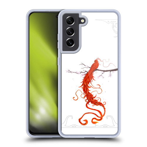 Christos Karapanos Phoenix 2 Bird Soft Gel Case for Samsung Galaxy S21 FE 5G & MagSafe