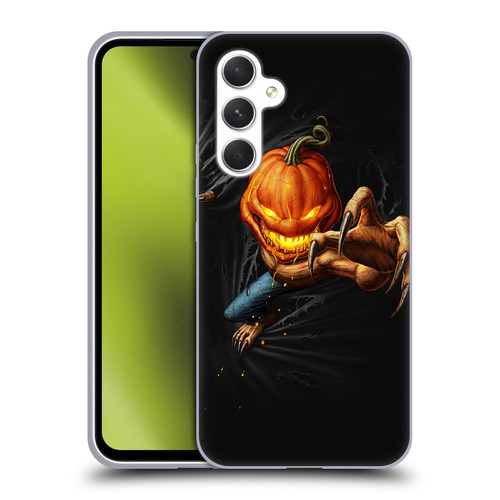 Christos Karapanos Horror 4 Pumpkin Soft Gel Case for Samsung Galaxy A54 5G