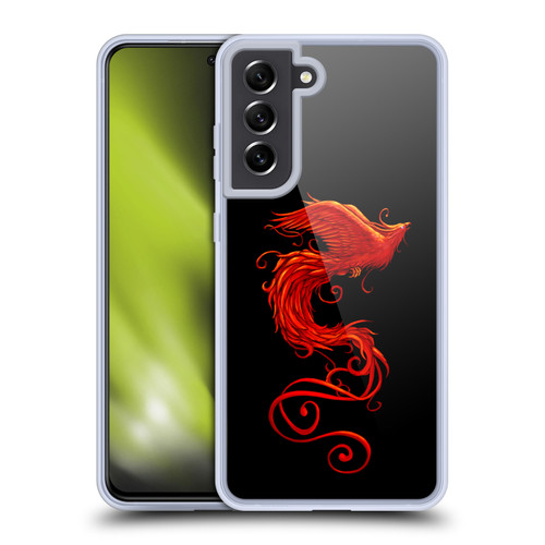 Christos Karapanos Phoenix 2 Bird 2 Soft Gel Case for Samsung Galaxy S21 FE 5G & MagSafe