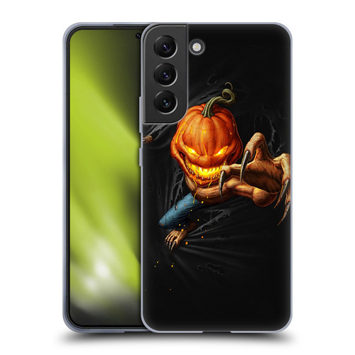 Christos Karapanos Horror 4 Pumpkin Soft Gel Case for Samsung Galaxy S22+ 5G & MagSafe
