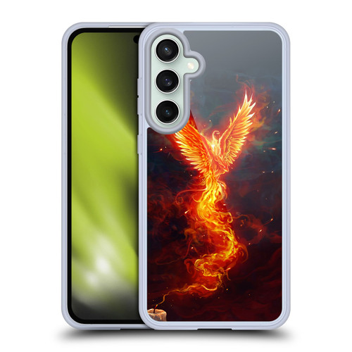 Christos Karapanos Phoenix 2 From The Last Spark Soft Gel Case for Samsung Galaxy S23 FE 5G & MagSafe