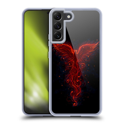 Christos Karapanos Phoenix 2 Red Soft Gel Case for Samsung Galaxy S22+ 5G & MagSafe