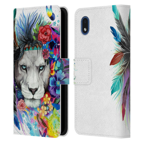 Pixie Cold Cats King Of The Lions Leather Book Wallet Case Cover For Samsung Galaxy A01 Core (2020)