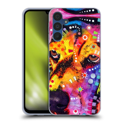 Dean Russo Dogs 3 Blossom Soft Gel Case for Samsung Galaxy A15 & MagSafe