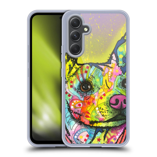 Dean Russo Dogs 3 Listening Soft Gel Case for Samsung Galaxy A54 5G