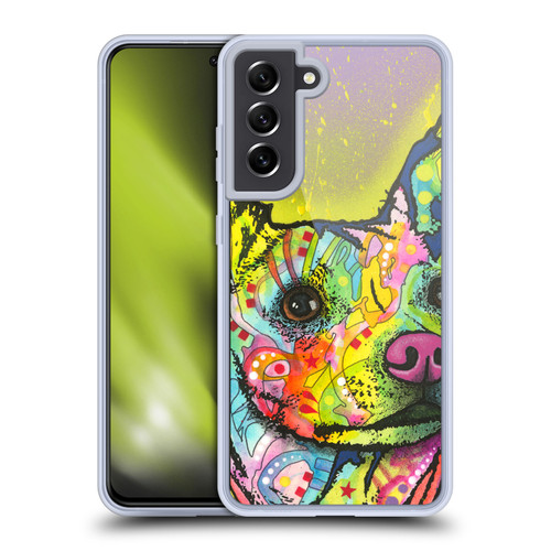 Dean Russo Dogs 3 Listening Soft Gel Case for Samsung Galaxy S21 FE 5G & MagSafe