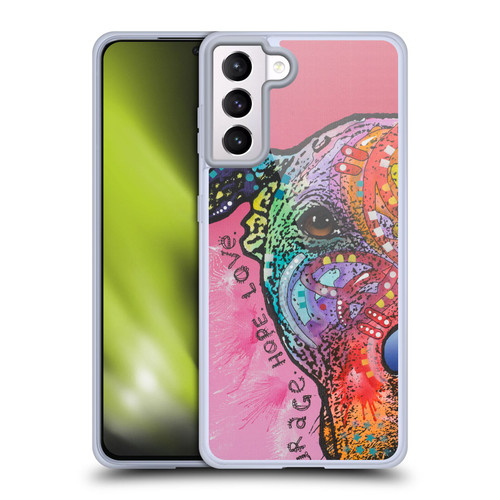 Dean Russo Dogs 3 Courage, Hope & Love Soft Gel Case for Samsung Galaxy S21+ 5G & MagSafe