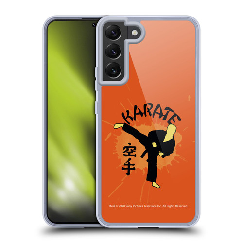 Cobra Kai Graphics 2 Karate Logo Soft Gel Case for Samsung Galaxy S22+ 5G & MagSafe