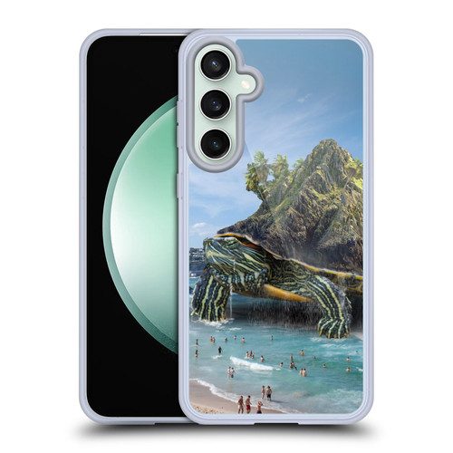 Dave Loblaw Sea Turtle Beach Day Soft Gel Case for Samsung Galaxy S23 FE 5G & MagSafe
