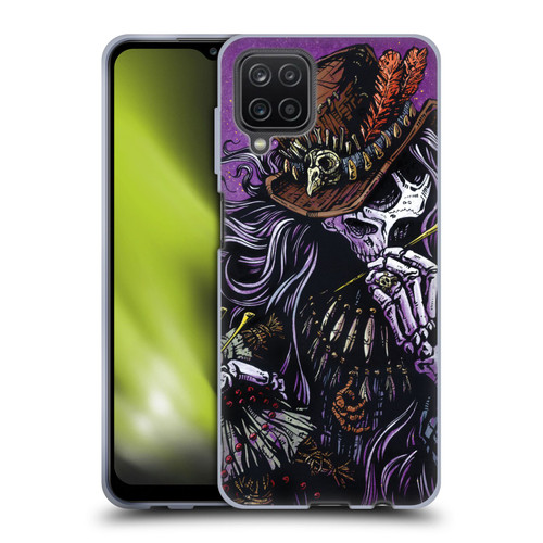 David Lozeau Colourful Grunge Voodoo Priest Soft Gel Case for Samsung Galaxy A12 (2020)