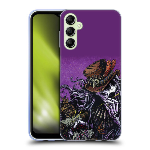 David Lozeau Colourful Grunge Voodoo Priest Soft Gel Case for Samsung Galaxy A14 5G