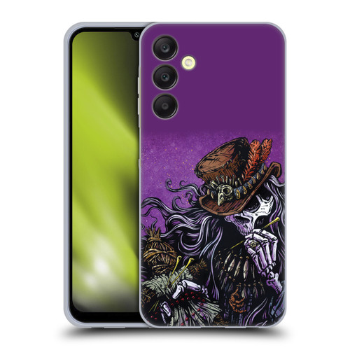 David Lozeau Colourful Grunge Voodoo Priest Soft Gel Case for Samsung Galaxy A25 5G