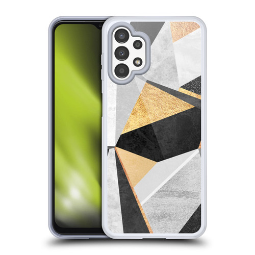 Elisabeth Fredriksson Geometric Design And Pattern Geometry Gold Soft Gel Case for Samsung Galaxy A13 (2022)