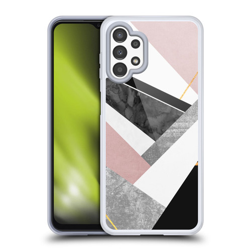 Elisabeth Fredriksson Geometric Design And Pattern Lines And Layers Soft Gel Case for Samsung Galaxy A13 (2022)