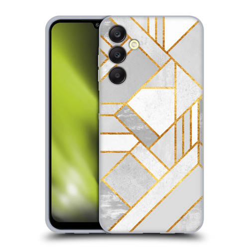 Elisabeth Fredriksson Geometric Design And Pattern Gold City Soft Gel Case for Samsung Galaxy A25 5G