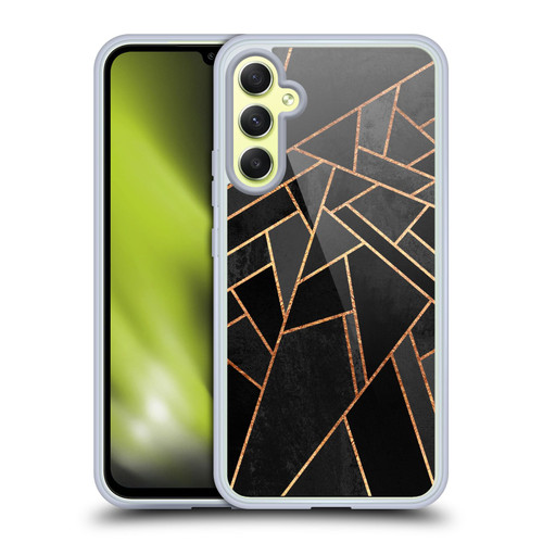 Elisabeth Fredriksson Geometric Design And Pattern Black Night Soft Gel Case for Samsung Galaxy A34 5G
