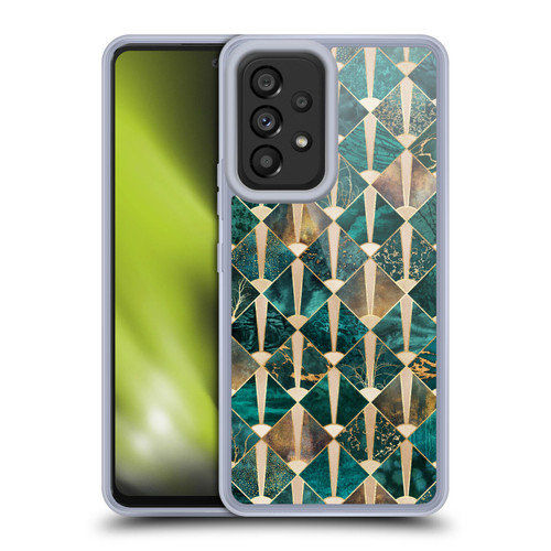 Elisabeth Fredriksson Geometric Design And Pattern Art Deco Tiles - Ocean Soft Gel Case for Samsung Galaxy A53 5G (2022)