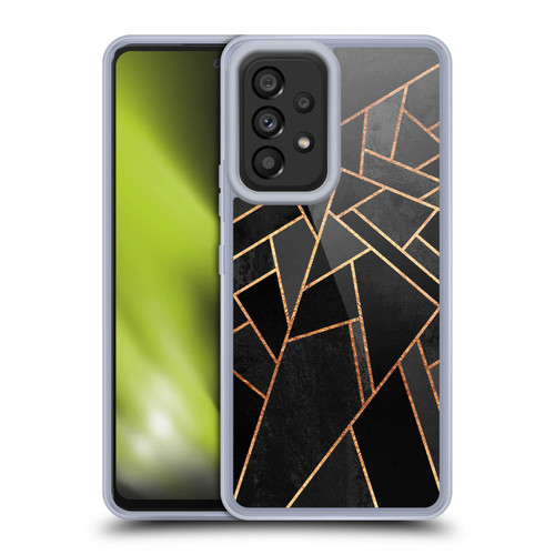 Elisabeth Fredriksson Geometric Design And Pattern Black Night Soft Gel Case for Samsung Galaxy A53 5G (2022)
