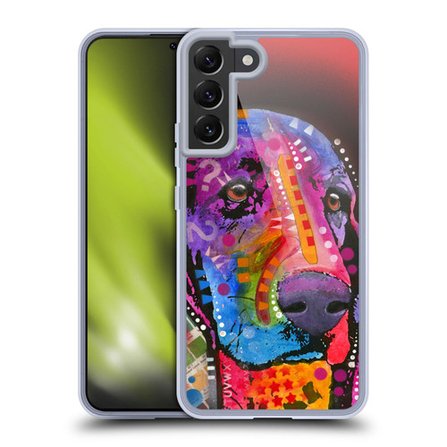 Dean Russo Dogs Basset Hound Soft Gel Case for Samsung Galaxy S22+ 5G & MagSafe