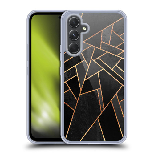 Elisabeth Fredriksson Geometric Design And Pattern Black Night Soft Gel Case for Samsung Galaxy A54 5G