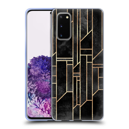 Elisabeth Fredriksson Geometric Design And Pattern Black Skies Soft Gel Case for Samsung Galaxy S20 / S20 5G