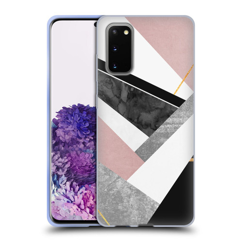 Elisabeth Fredriksson Geometric Design And Pattern Lines And Layers Soft Gel Case for Samsung Galaxy S20 / S20 5G