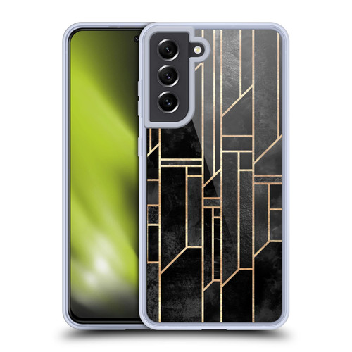 Elisabeth Fredriksson Geometric Design And Pattern Black Skies Soft Gel Case for Samsung Galaxy S21 FE 5G & MagSafe