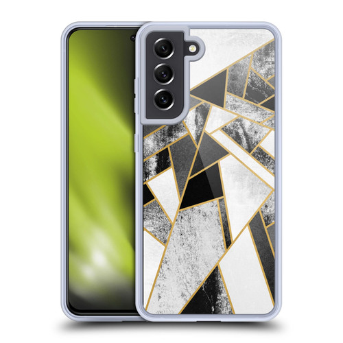 Elisabeth Fredriksson Geometric Design And Pattern Fragments Soft Gel Case for Samsung Galaxy S21 FE 5G & MagSafe