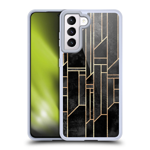 Elisabeth Fredriksson Geometric Design And Pattern Black Skies Soft Gel Case for Samsung Galaxy S21 5G & MagSafe