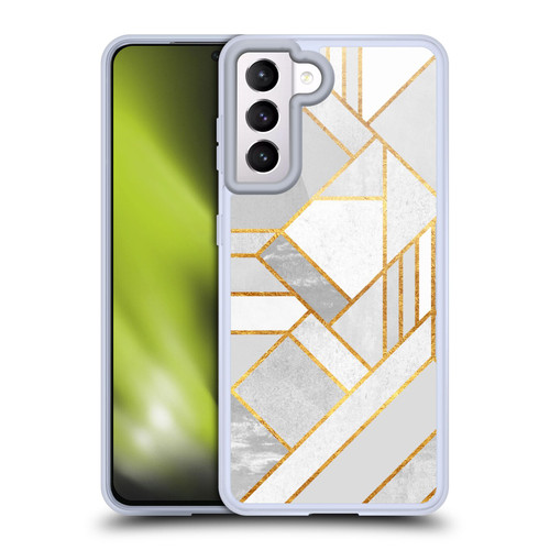 Elisabeth Fredriksson Geometric Design And Pattern Gold City Soft Gel Case for Samsung Galaxy S21 5G & MagSafe