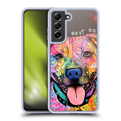 Dean Russo Dogs 3 Best Dog Soft Gel Case for Samsung Galaxy S21 FE 5G & MagSafe
