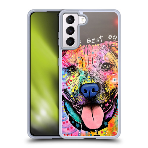 Dean Russo Dogs 3 Best Dog Soft Gel Case for Samsung Galaxy S21+ 5G & MagSafe