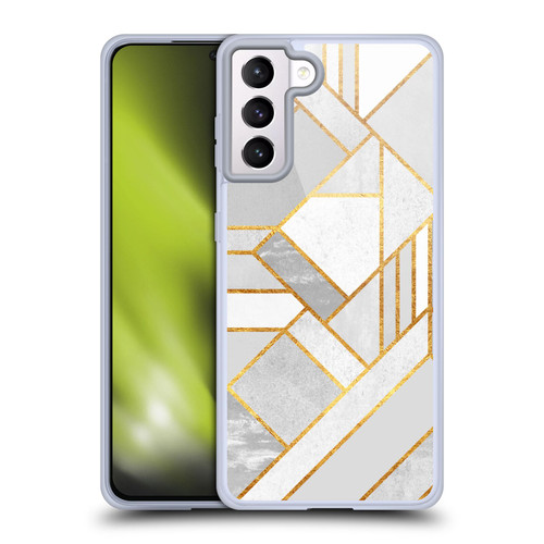 Elisabeth Fredriksson Geometric Design And Pattern Gold City Soft Gel Case for Samsung Galaxy S21+ 5G & MagSafe