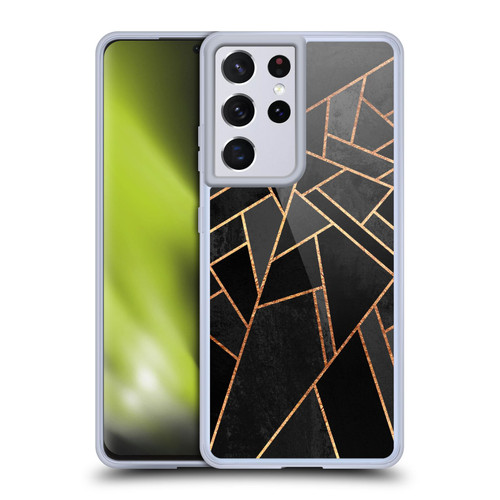 Elisabeth Fredriksson Geometric Design And Pattern Black Night Soft Gel Case for Samsung Galaxy S21 Ultra 5G & MagSafe