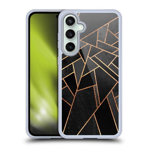 Elisabeth Fredriksson Geometric Design And Pattern Black Night Soft Gel Case for Samsung Galaxy S23 FE 5G & MagSafe
