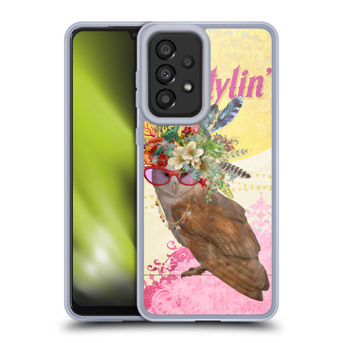 Duirwaigh Boho Animals Owl Soft Gel Case for Samsung Galaxy A33 5G (2022)