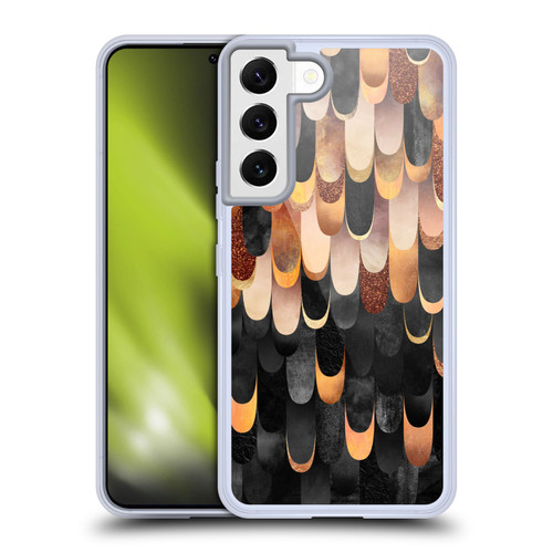 Elisabeth Fredriksson Sparkles Copper And Black Soft Gel Case for Samsung Galaxy S22 5G & MagSafe