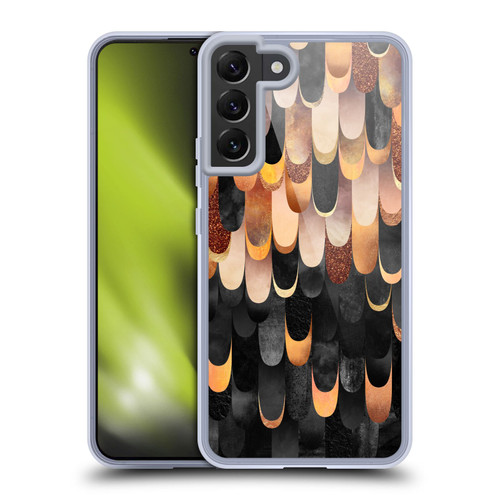 Elisabeth Fredriksson Sparkles Copper And Black Soft Gel Case for Samsung Galaxy S22+ 5G & MagSafe