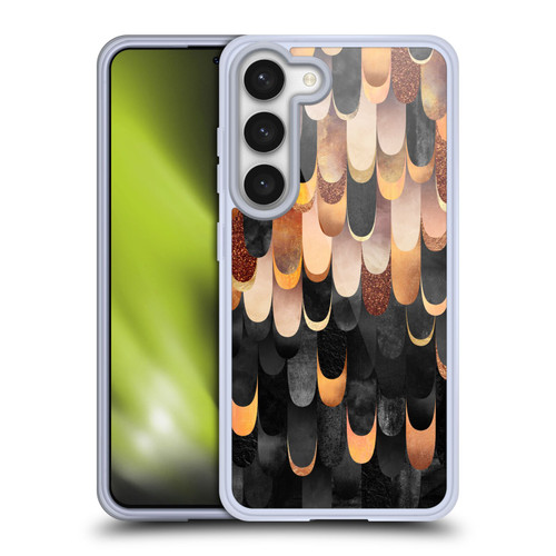 Elisabeth Fredriksson Sparkles Copper And Black Soft Gel Case for Samsung Galaxy S23 5G & MagSafe