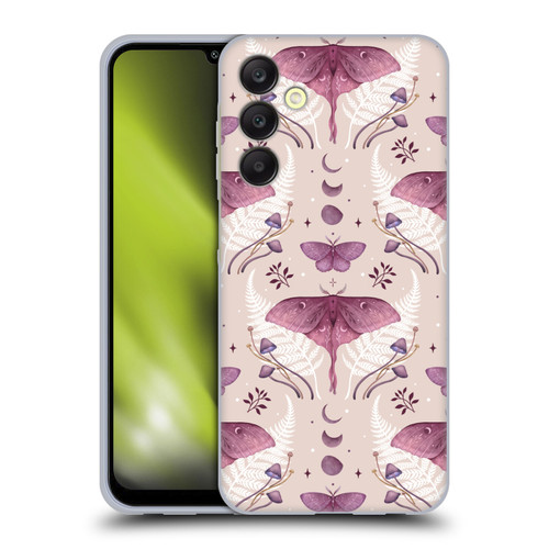Episodic Drawing Art Emerald Pink Pattern Soft Gel Case for Samsung Galaxy A25 5G