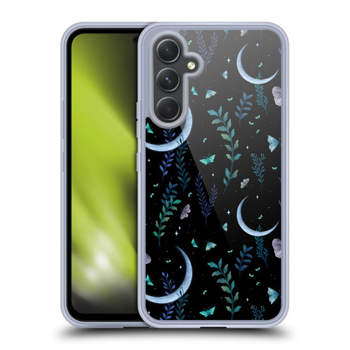 Episodic Drawing Art Moth Garden Pattern Soft Gel Case for Samsung Galaxy A54 5G
