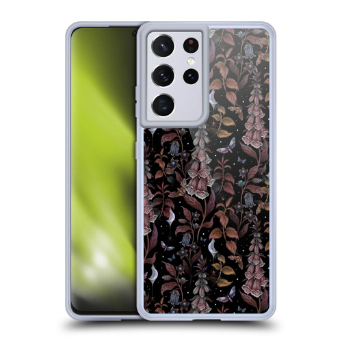 Episodic Drawing Art Witch Garden Pattern Soft Gel Case for Samsung Galaxy S21 Ultra 5G & MagSafe