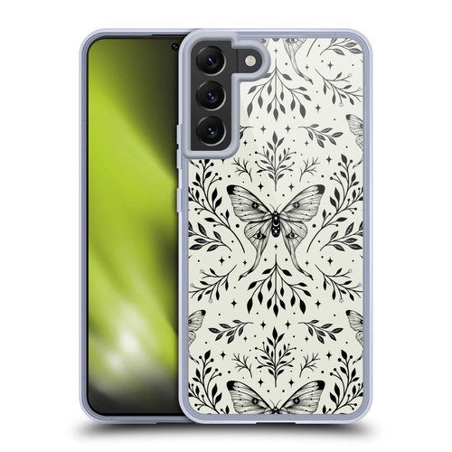 Episodic Drawing Art Mystical Butterfly Pattern Soft Gel Case for Samsung Galaxy S22+ 5G & MagSafe