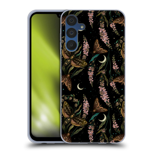 Episodic Drawing Pattern Death Head Pattern Soft Gel Case for Samsung Galaxy A15 & MagSafe